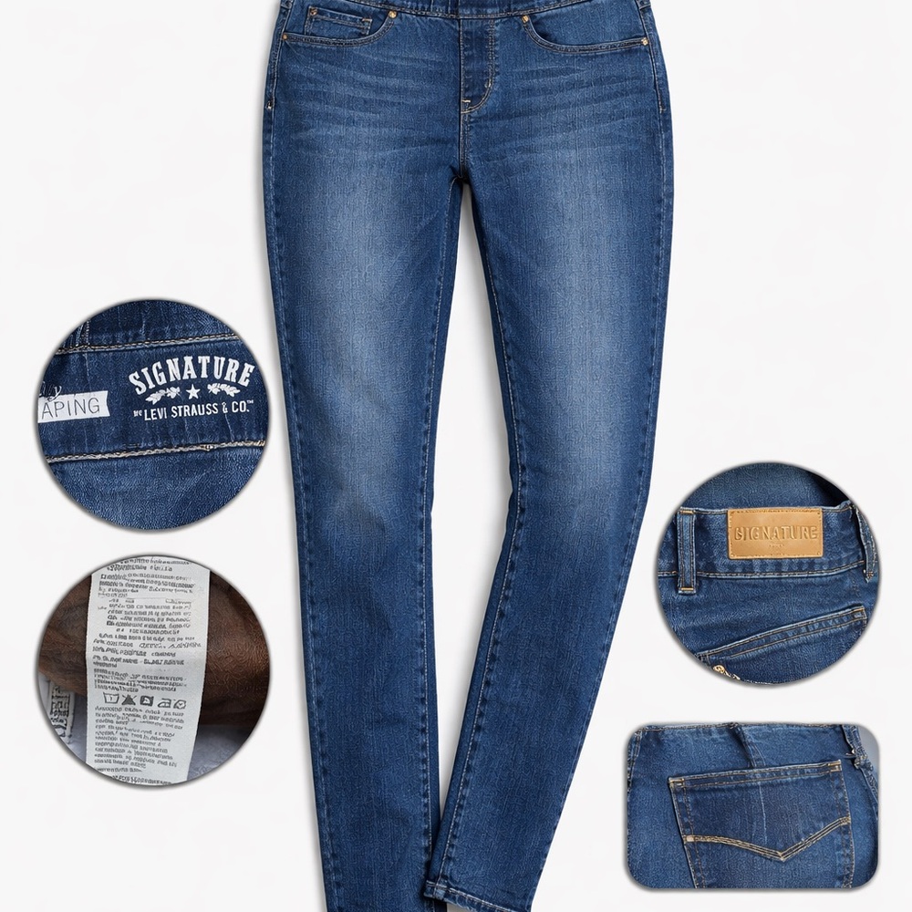 Signature by Levi Strauss Women's Classic Blue‎ Skinny Jeans